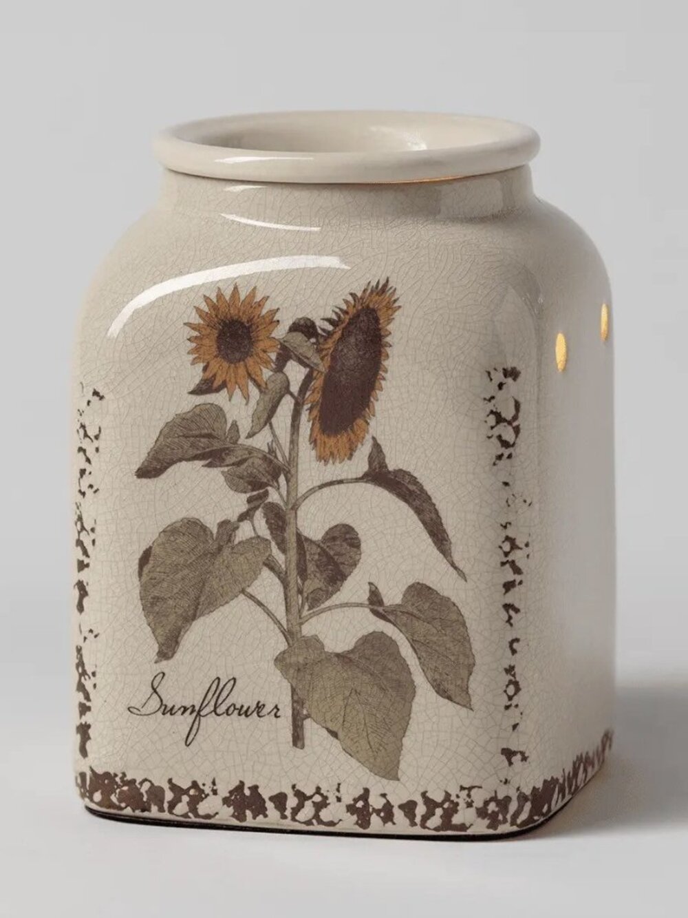 Scentsy "Rustic Sunflower" full size warmer NIB